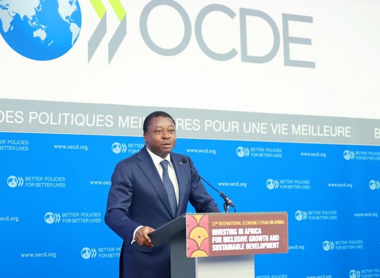 22ème Forum de l'OCDE : le président Faure Gnassingbé, le seul chef d'État invité,  plaide pour plus d'investissement dans  l'amélioration du climat des affaires