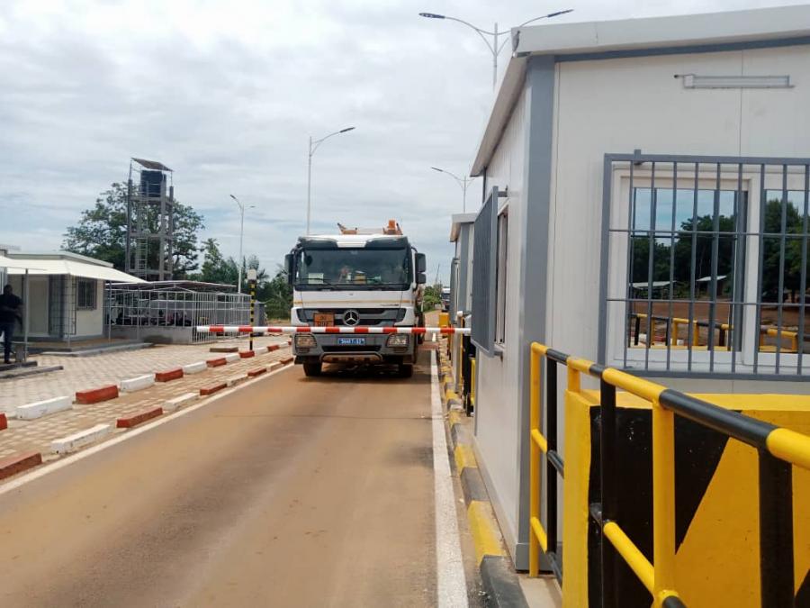 Entretien routier : Le p&eacute;age de K&eacute;m&eacute;rida d&eacute;j&agrave; op&eacute;rationnel