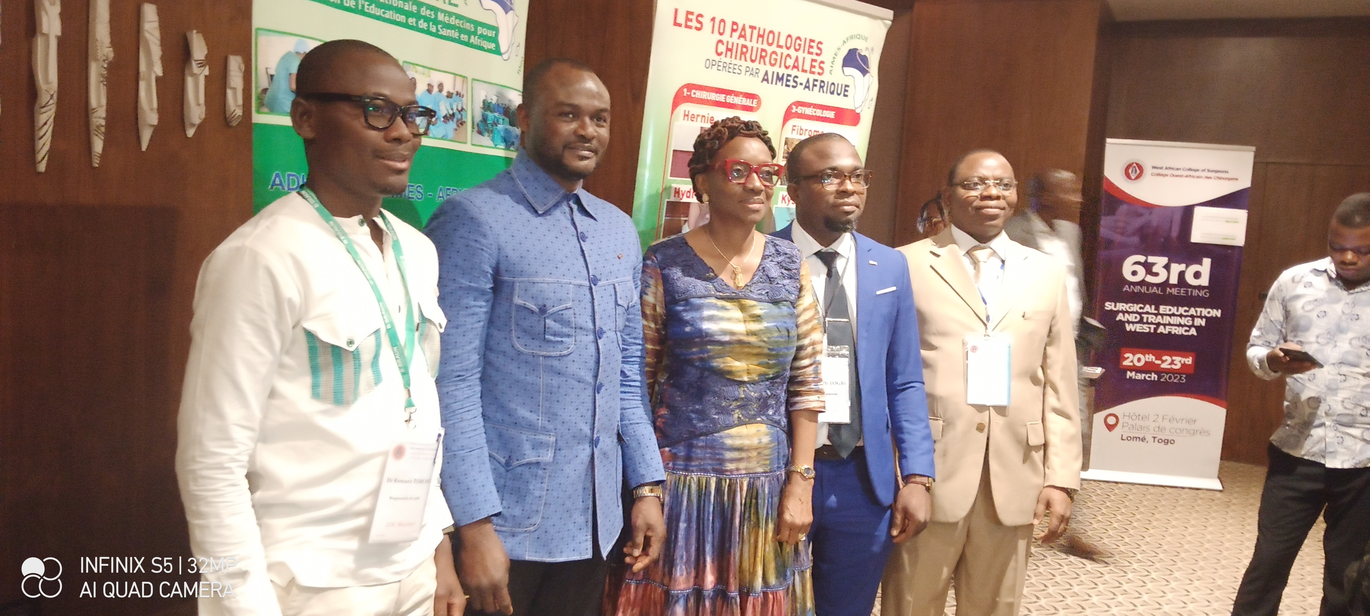 63 &egrave;me Congr&egrave;s Ouest Africain des Chirurgiens &agrave; Lom&eacute; : AIMES AFRIQUE partage ses riches exp&eacute;riences