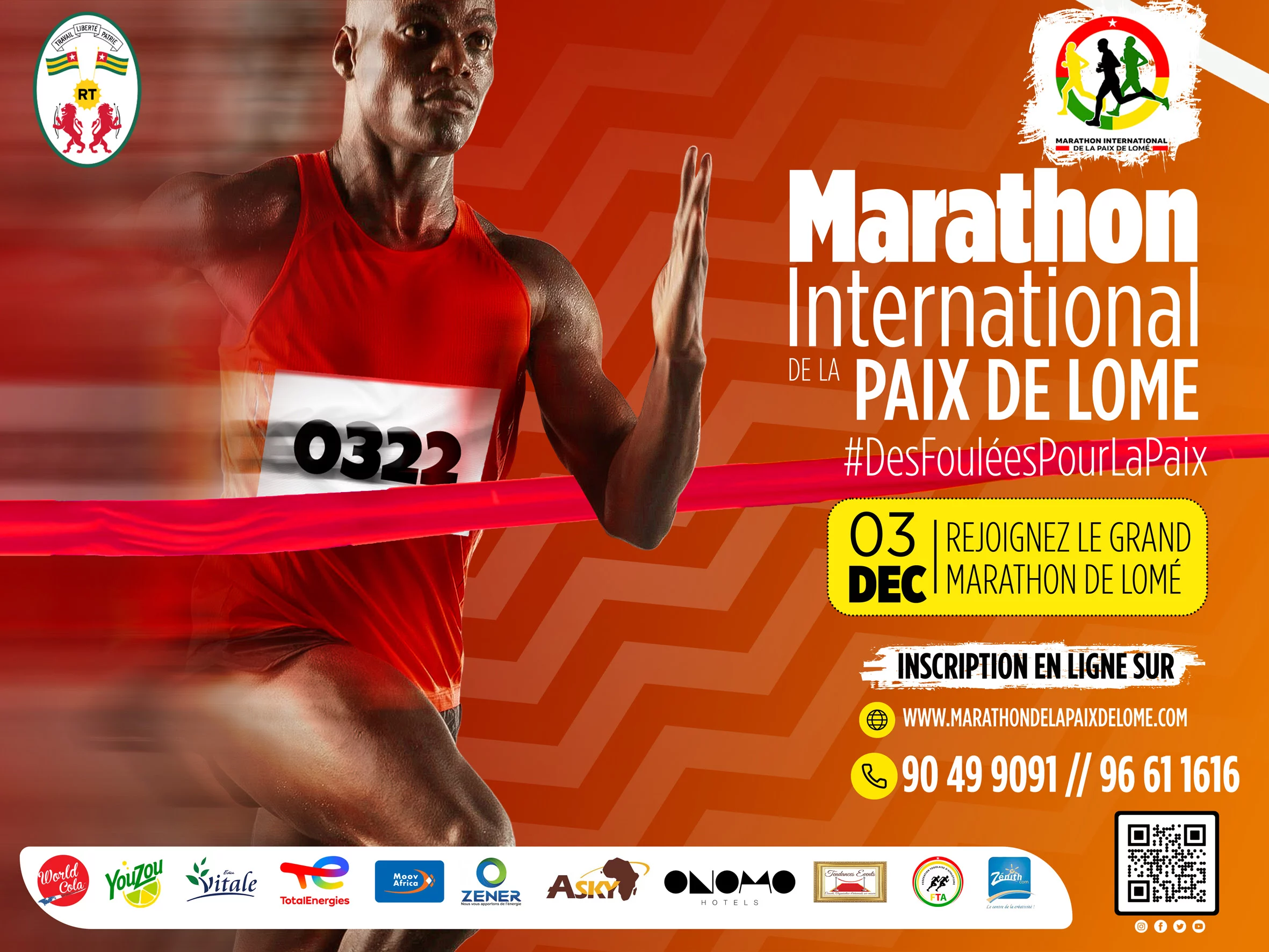 Premi&egrave;re &eacute;dition du Marathon international de la Paix de Lom&eacute; :  Le pari serait gagn&eacute; si l'itin&eacute;raire &eacute;tait bien s&eacute;curis&eacute;