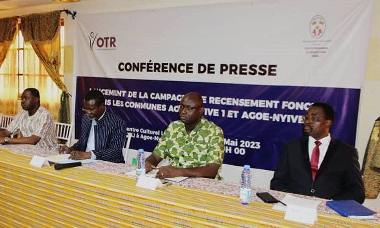 Ago&egrave;-Nyiv&eacute; 1et 2 : L'OTR en mode recensement foncier &agrave; partir du 22 mai prochain