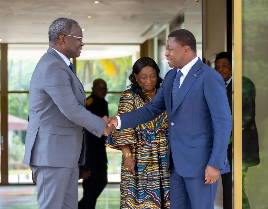 UEMOA: Abdoulaye Diop fait le point de la situation économique de l'Union au président Faure